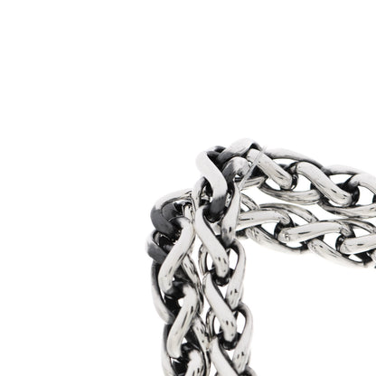 David Yurman Sterling Silver 18K Yellow Gold 8mm Double Wheat Chain Necklace 6 of 6