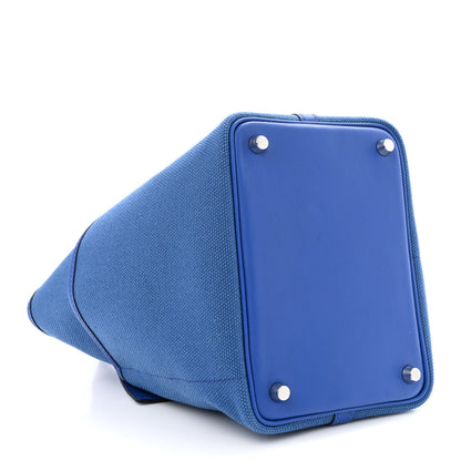 Hermes Toile Goeland Swift Cargo Picotin Lock 18 Bleu France 4 of 11