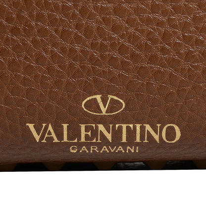 Valentino Garavani Pebbled Calfskin Medium Rockstud Tote Light Cuir 9 of 9