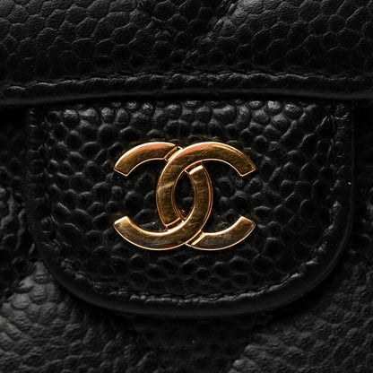 Chanel Caviar Quilted Compact Flap Wallet Black 10 of 11