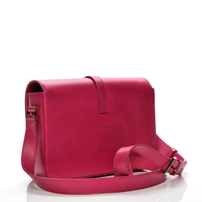 Saint Laurent Calfskin Medium Classic Monogram Universite Bag Fuchsia 3 of 9