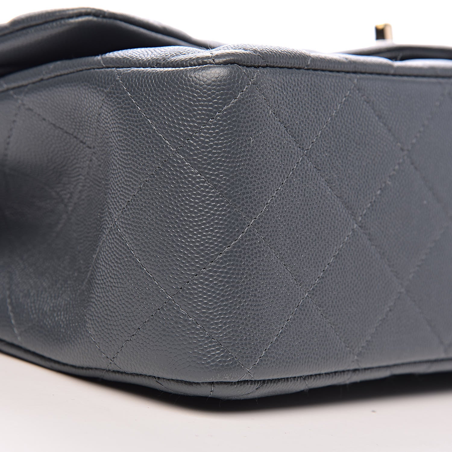 Chanel Caviar Quilted Jumbo Double Flap Grey 9 of 11