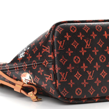 Louis Vuitton Catogram Neverfull MM Marron 10 of 11