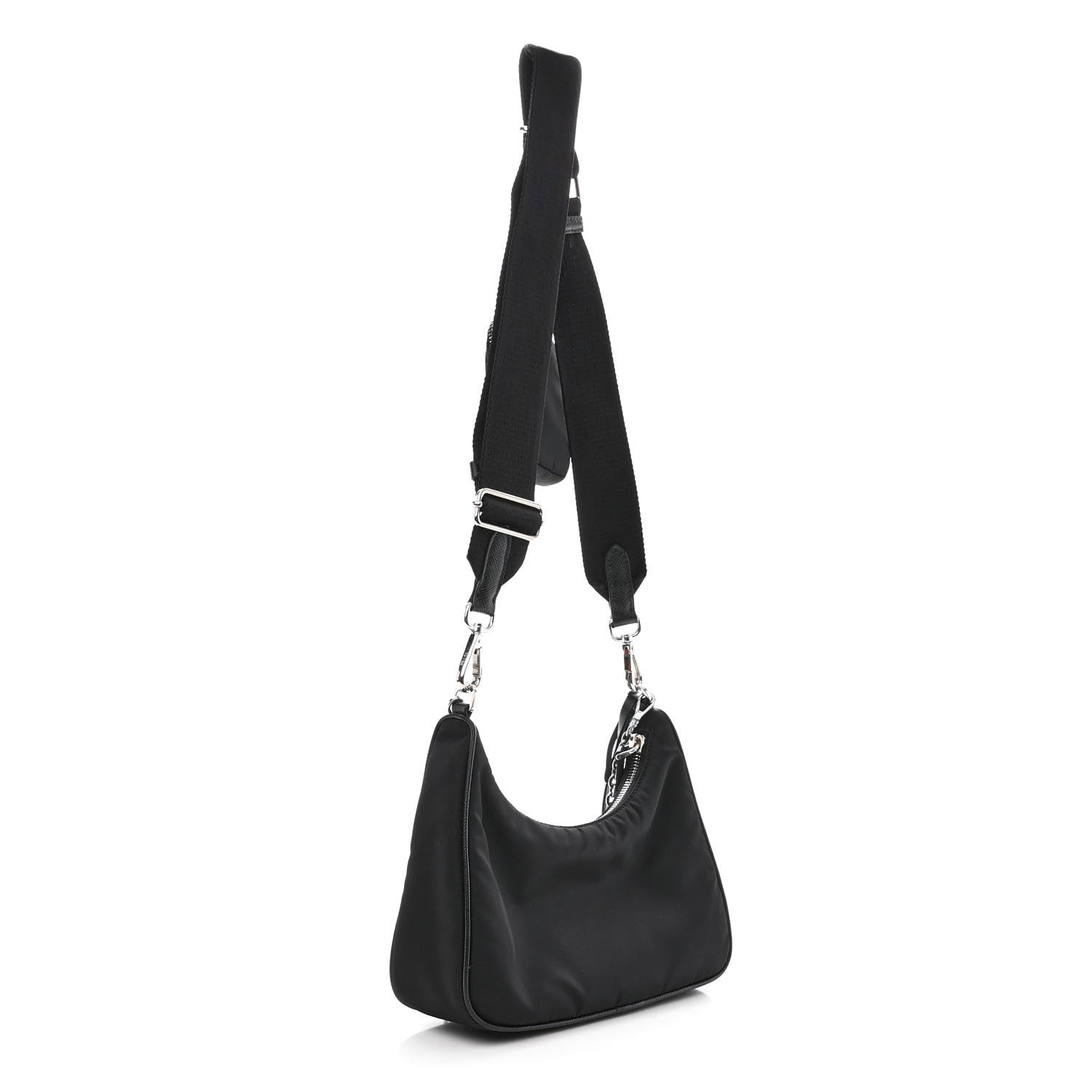Prada Nylon Re-Edition 2005 Shoulder Bag Black 3 of 16