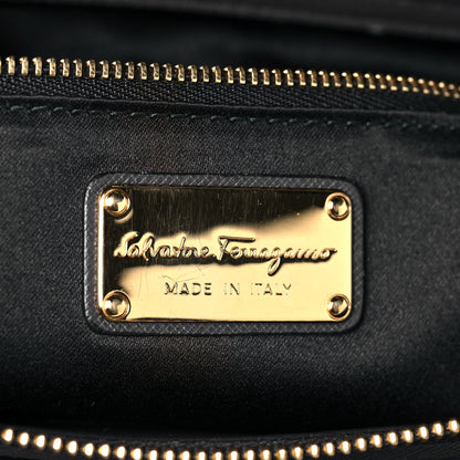 Salvatore Ferragamo Saffiano Large Beky Tote Gray 5 of 11