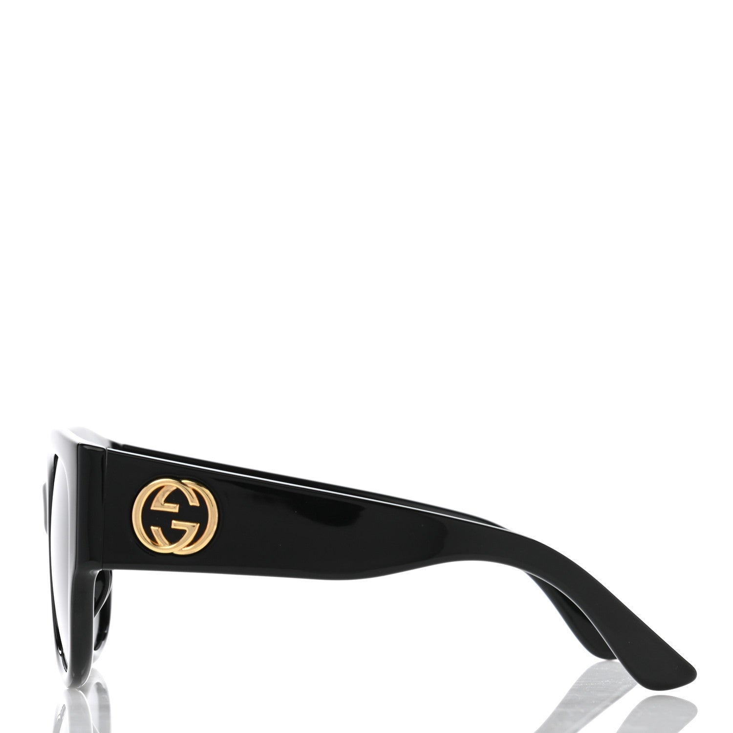 Gucci Acetate Square Frame Sunglasses GG0142SA Black 4 of 8