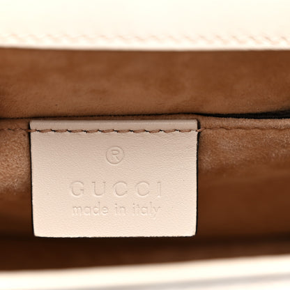 Gucci Calfskin Mini Sylvie Chain Shoulder Bag White 6 of 11