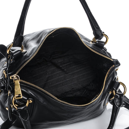 Prada Soft Calf Shoulder Bag Nero Black 6 of 9