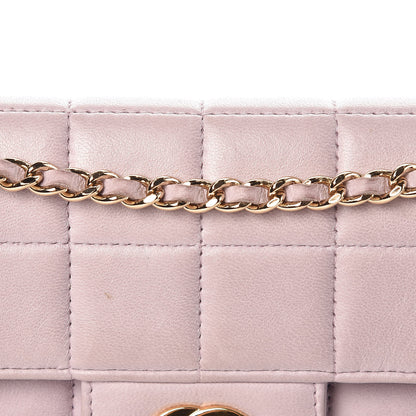 Chanel Lambskin East West Chocolate Bar Flap Pink 10 of 16