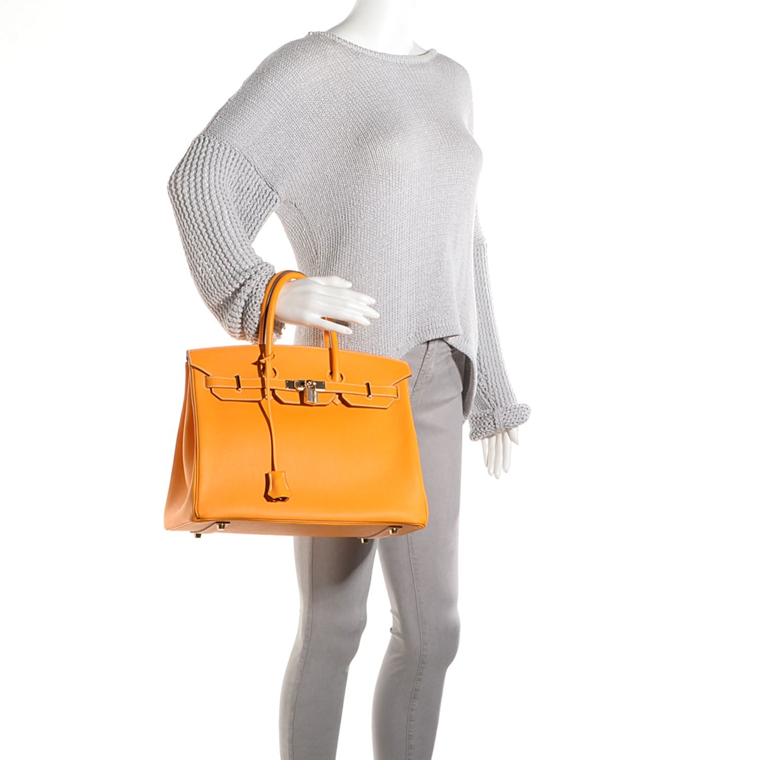 Hermes Epsom Candy Birkin 35 Jaune D'Or 2 of 21