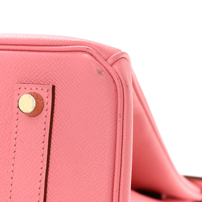 Hermes Epsom Horseshoe Birkin 35 Rose Confetti 11 of 15