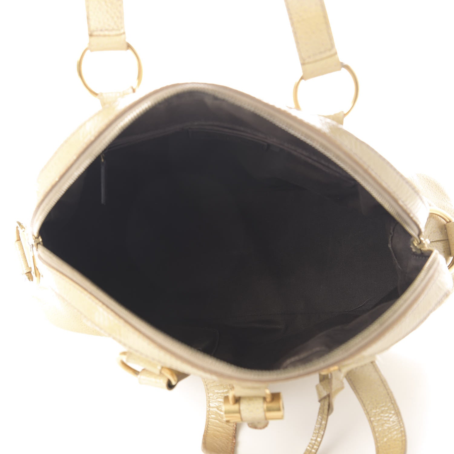Saint Laurent Patent Large Muse Beige 5 of 11