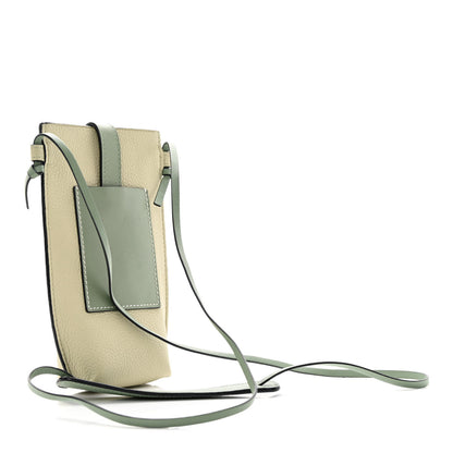 Loewe Grained Calfskin Gate Pocket Pouch Green 2 of 10