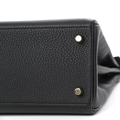 Hermes Togo Kelly Retourne 28 Black 6 of 11