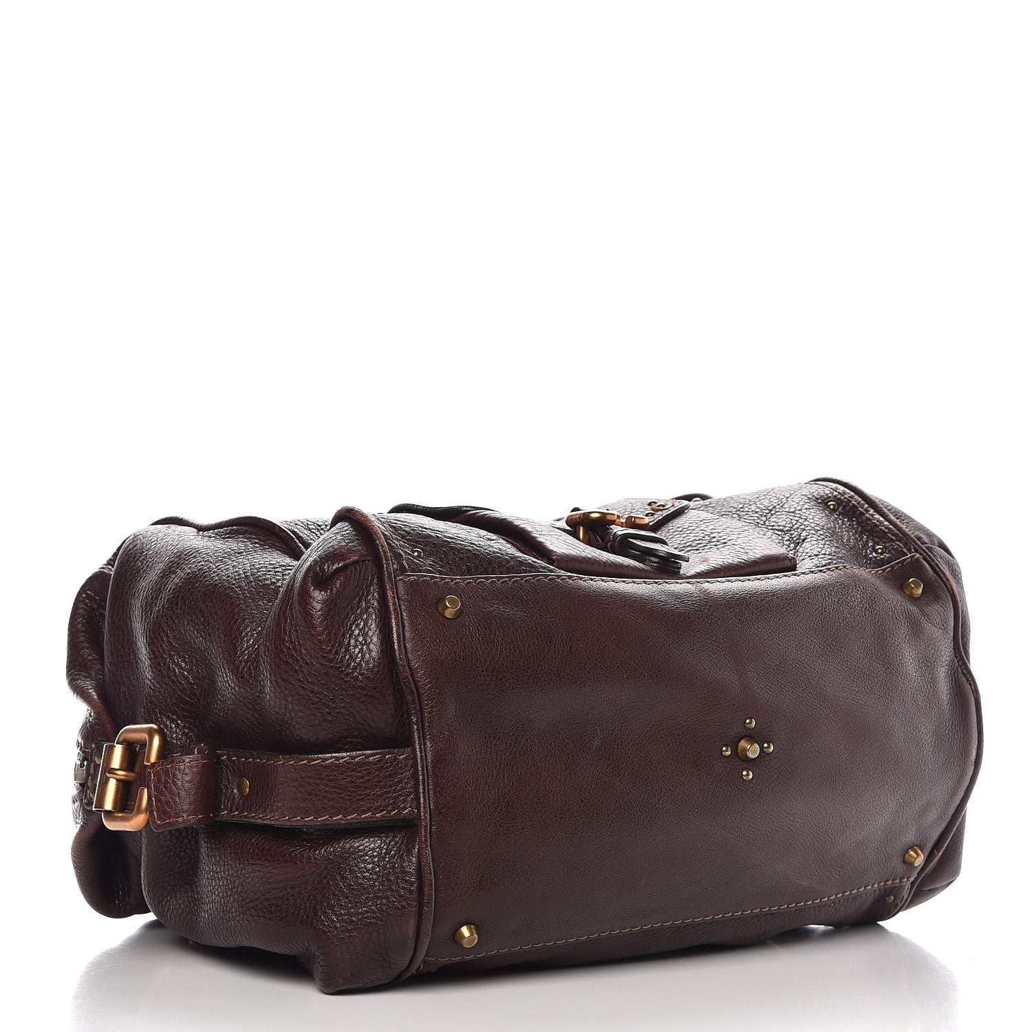 Chloe Calfskin Paddington Front Pocket Tote Chocolate 4 of 14