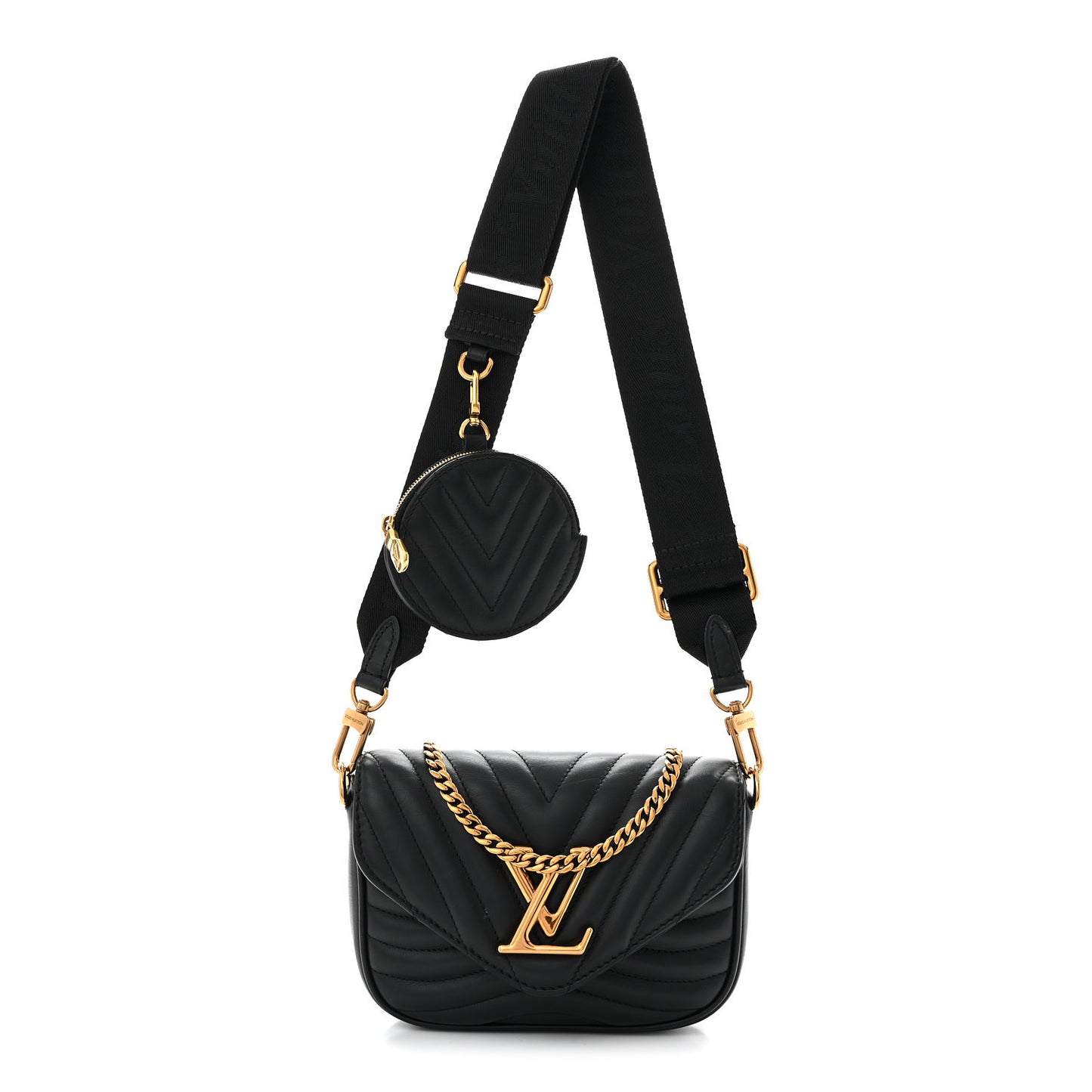 Calfskin New Wave Multi Pochette Black