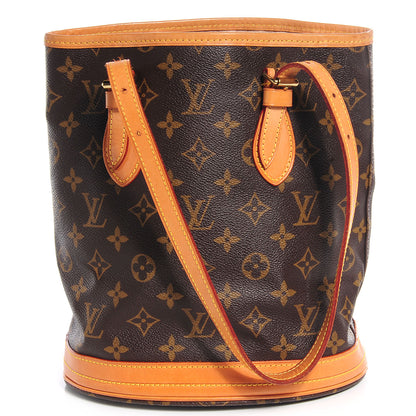 Louis Vuitton Monogram Petit Bucket 23 1 of 7