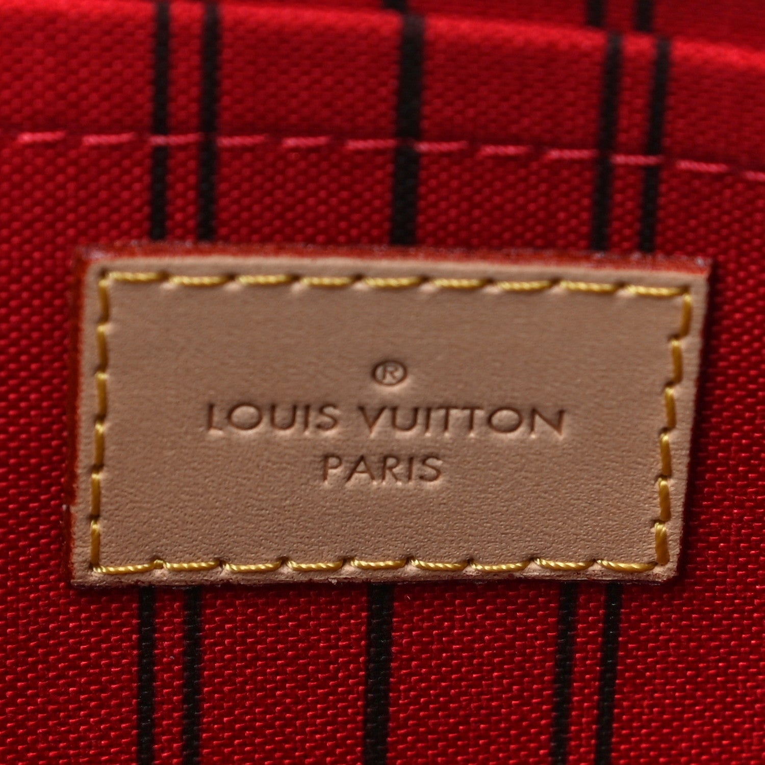 Louis Vuitton Monogram Neverfull MM GM Pochette Cherry 6 of 9