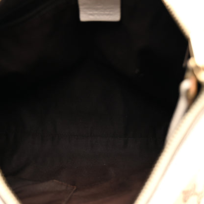 Gucci Monogram Medium D Gold Ring Hobo White 5 of 14