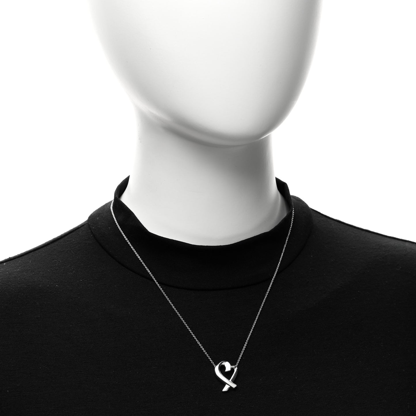 Sterling Silver Paloma Picasso Loving Heart Pendant Necklace