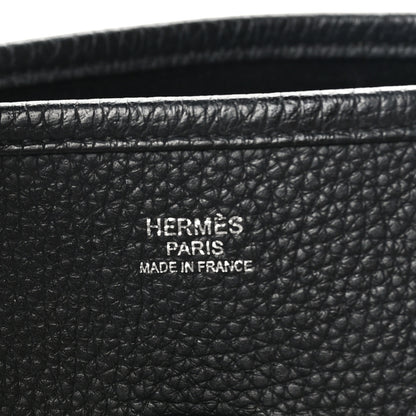 Hermes Taurillon Clemence Evelyne III PM Black 6 of 10