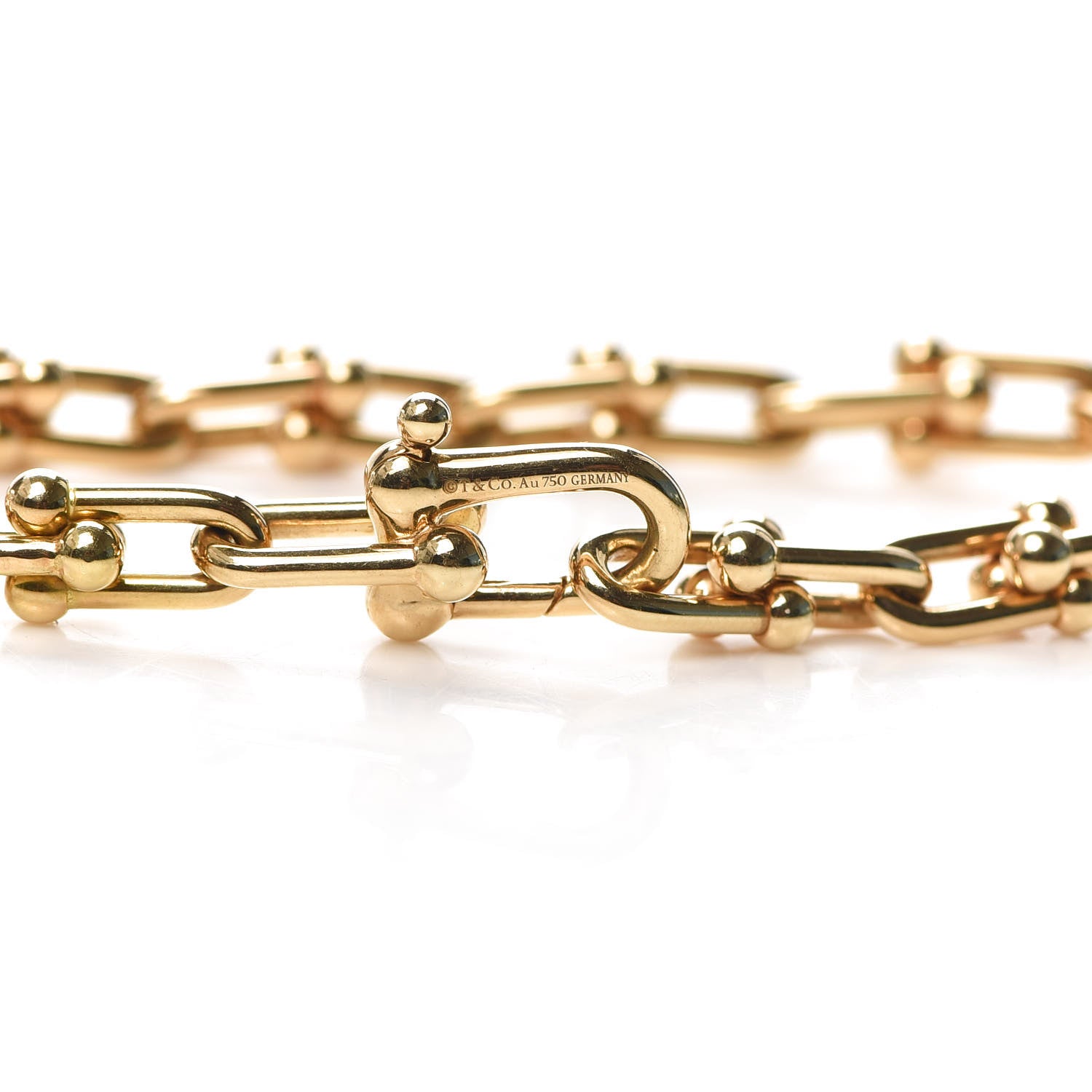 Tiffany 18K Yellow Gold Small HardWear Link Bracelet 4 of 4