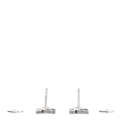 Louis Vuitton 18K White Gold Diamond Idylle Blossom LV Stud Earrings 3 of 6