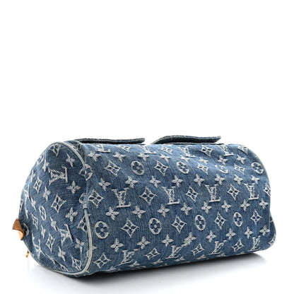 Louis Vuitton Monogram Denim Neo Speedy Blue 4 of 11