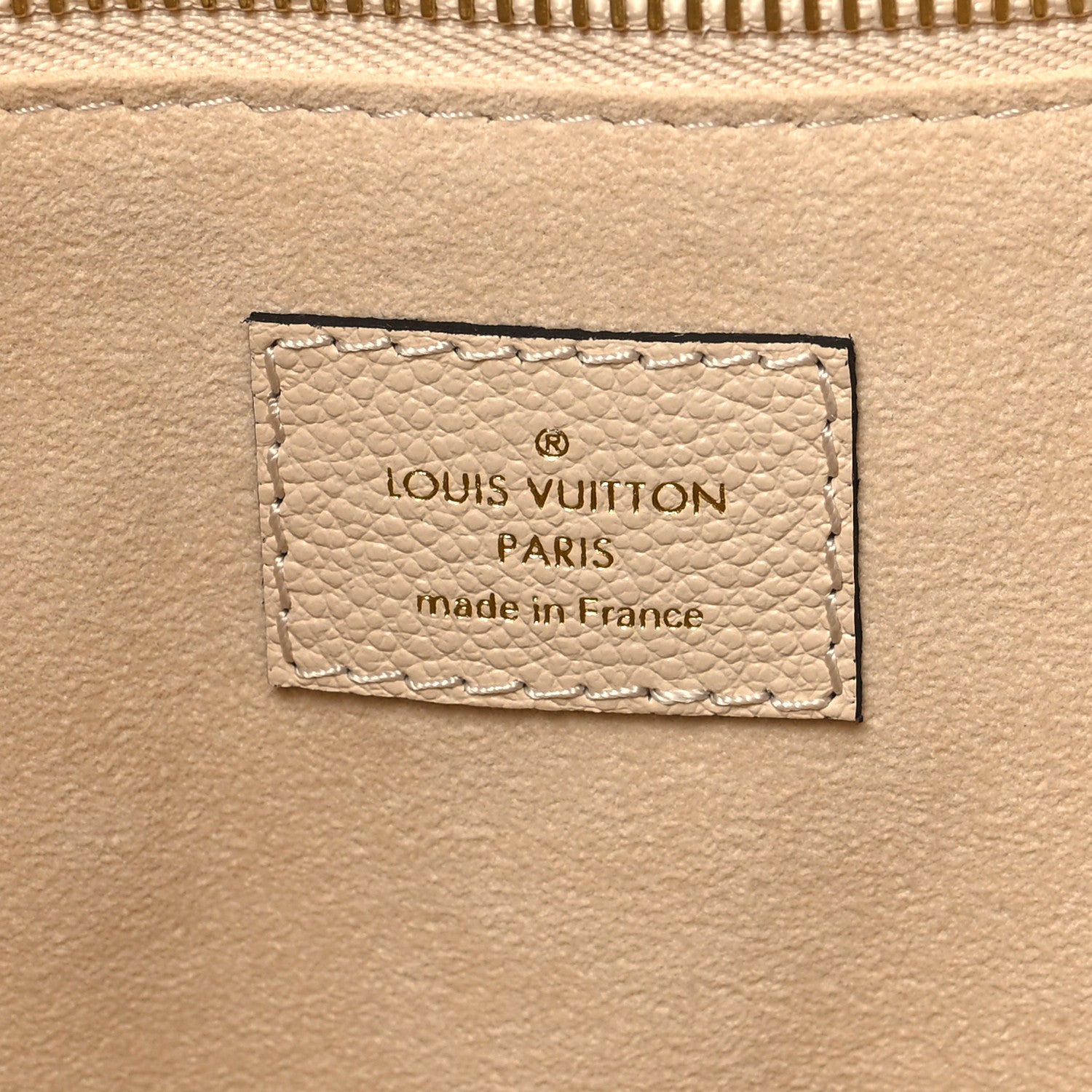 Louis Vuitton Empreinte Monogram Giant Neverfull MM Cream 6 of 9