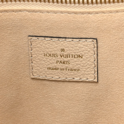 Louis Vuitton Empreinte Monogram Giant Neverfull MM Cream 6 of 9