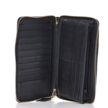 Gucci Calfskin Soho Zip Around Wallet Black 5 of 9