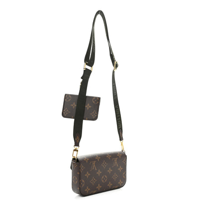 Louis Vuitton Monogram Felicie Strap & Go Kaki 3 of 8