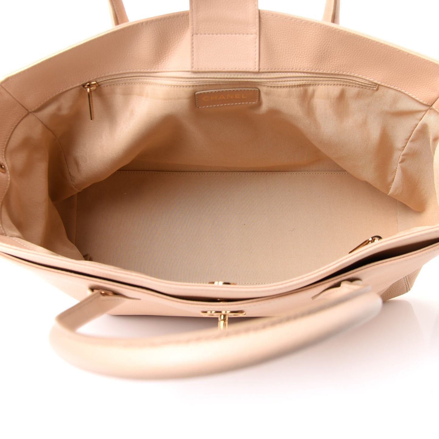 Caviar Cerf Executive Shopper Tote Beige