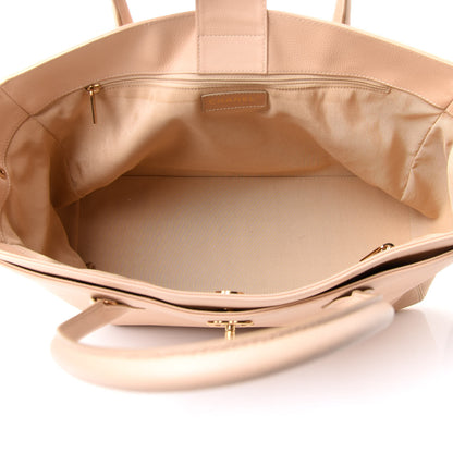 Chanel Caviar Cerf Executive Shopper Tote Beige 4 of 16