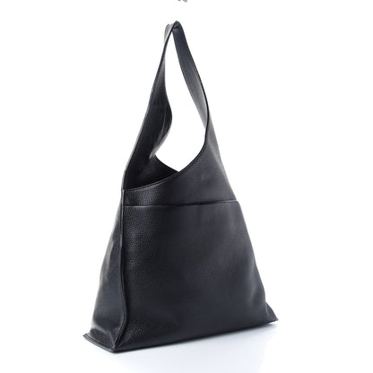 Tom Ford Pebbled Calfskin Alix Zip Hobo Dark Gray 2 of 9