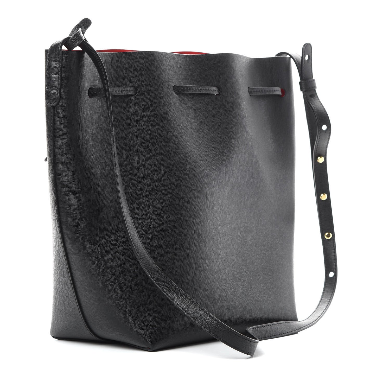 Saffiano Bucket Bag Black Flamma