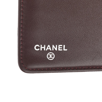Chanel Lambskin Quilted Yen Wallet Black 6 of 9