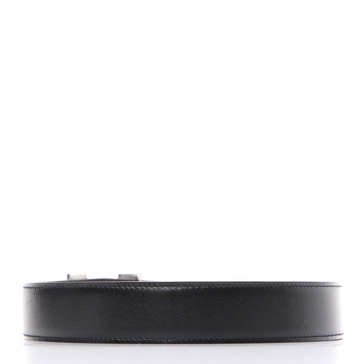 Hermes Box Togo 32mm H Belt 85 Black Chocolate 2 of 6