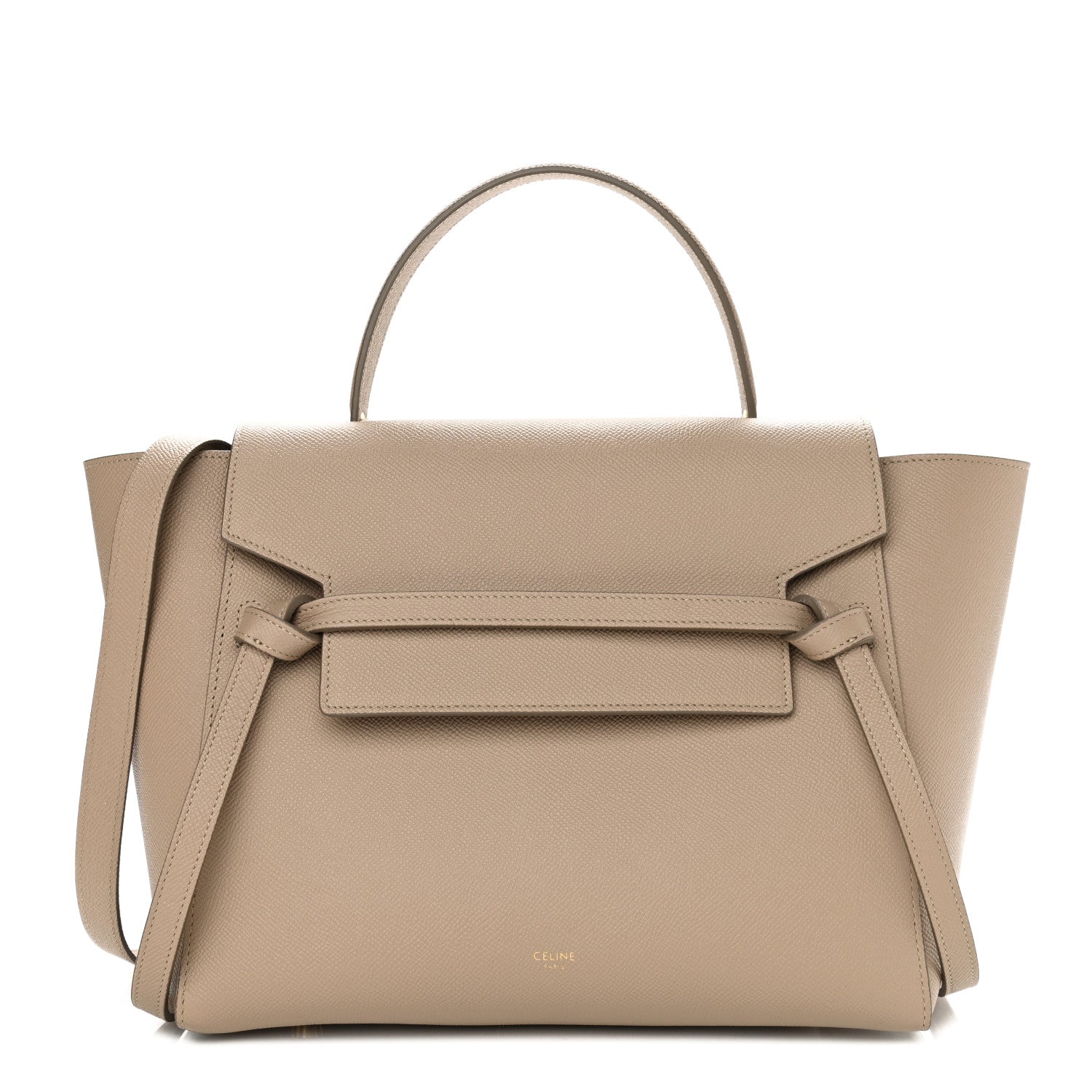 Celine Grained Calfskin Mini Belt Bag Dune 1 of 10