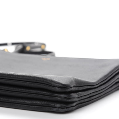 Celine Lambskin Small Trio Crossbody Bag Black 8 of 8