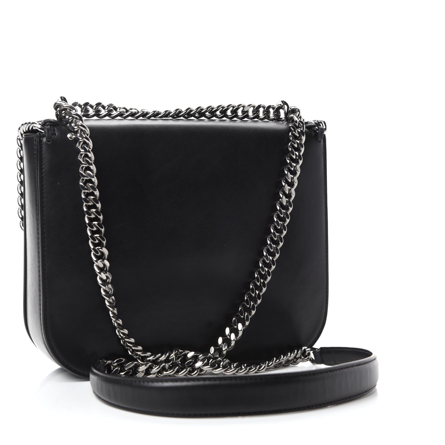 Stella McCartney Eco Alter Nappa Medium Falabella Box Bird Shoulder Bag Black 3 of 12