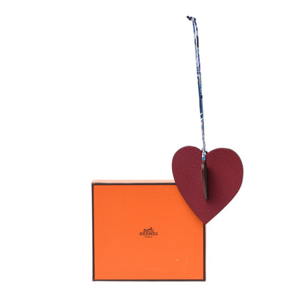 Hermes Togo Epsom Petit H Heart Bag Charm Multicolor 7 of 7