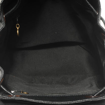 Chanel Caviar Tortoise CC Backpack Black 5 of 7