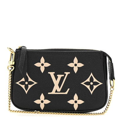 Louis Vuitton Empreinte Monogram Giant Mini Pochette Accessories Black 1 of 10