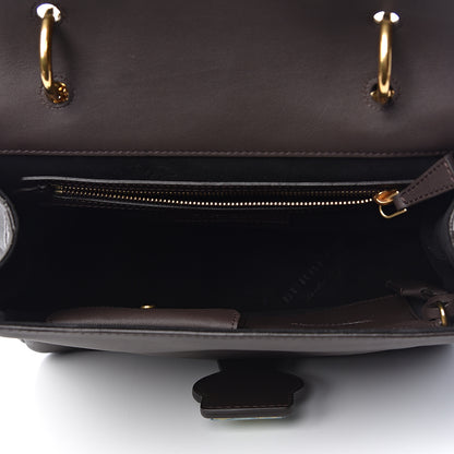 Burberry Trench Calfskin Medium DK88 Top Handle Bag Dark Chocolate 5 of 13