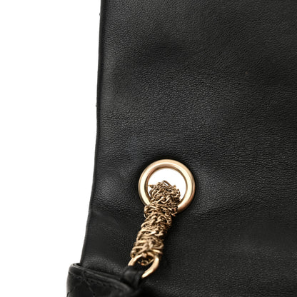 Chanel Lambskin Quilted Medium Westminster Pearl Flap Black 11 of 12