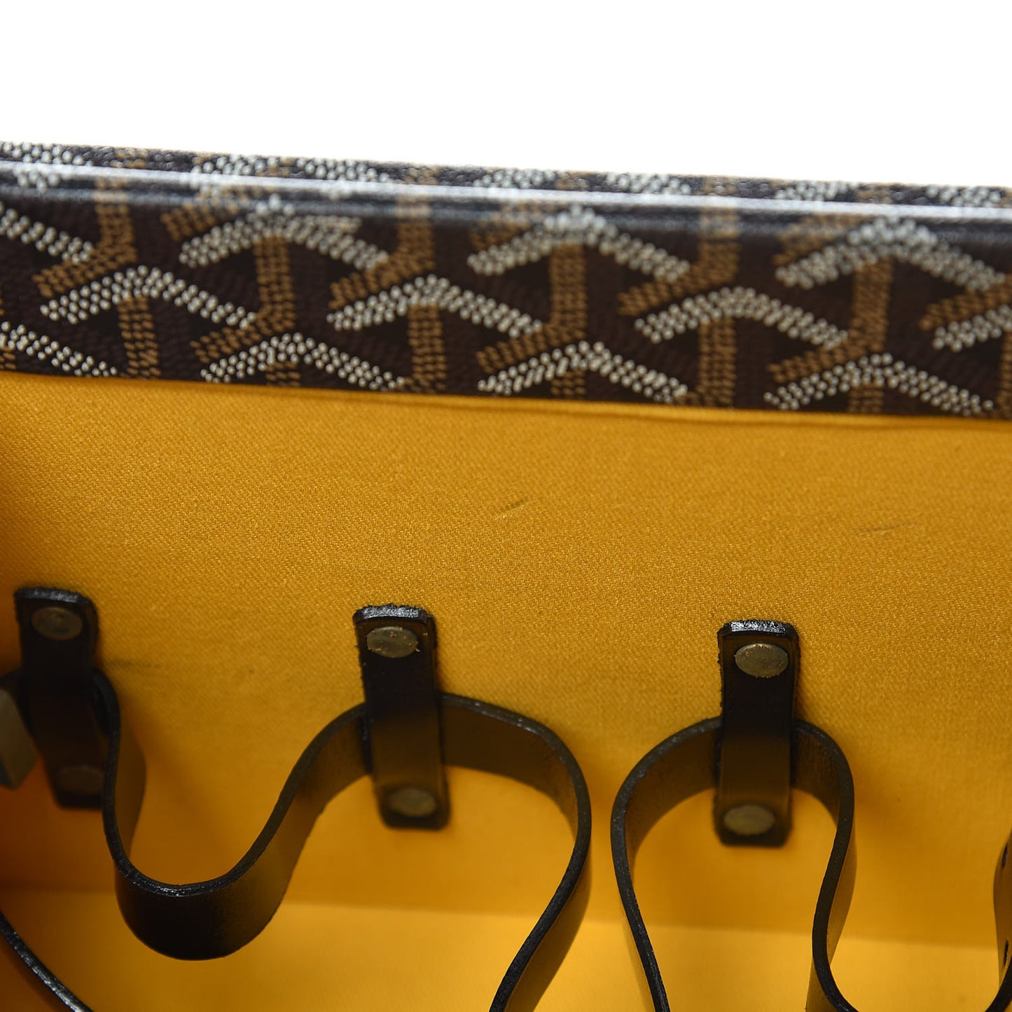 Goyardine Sardaigne Train Case Black