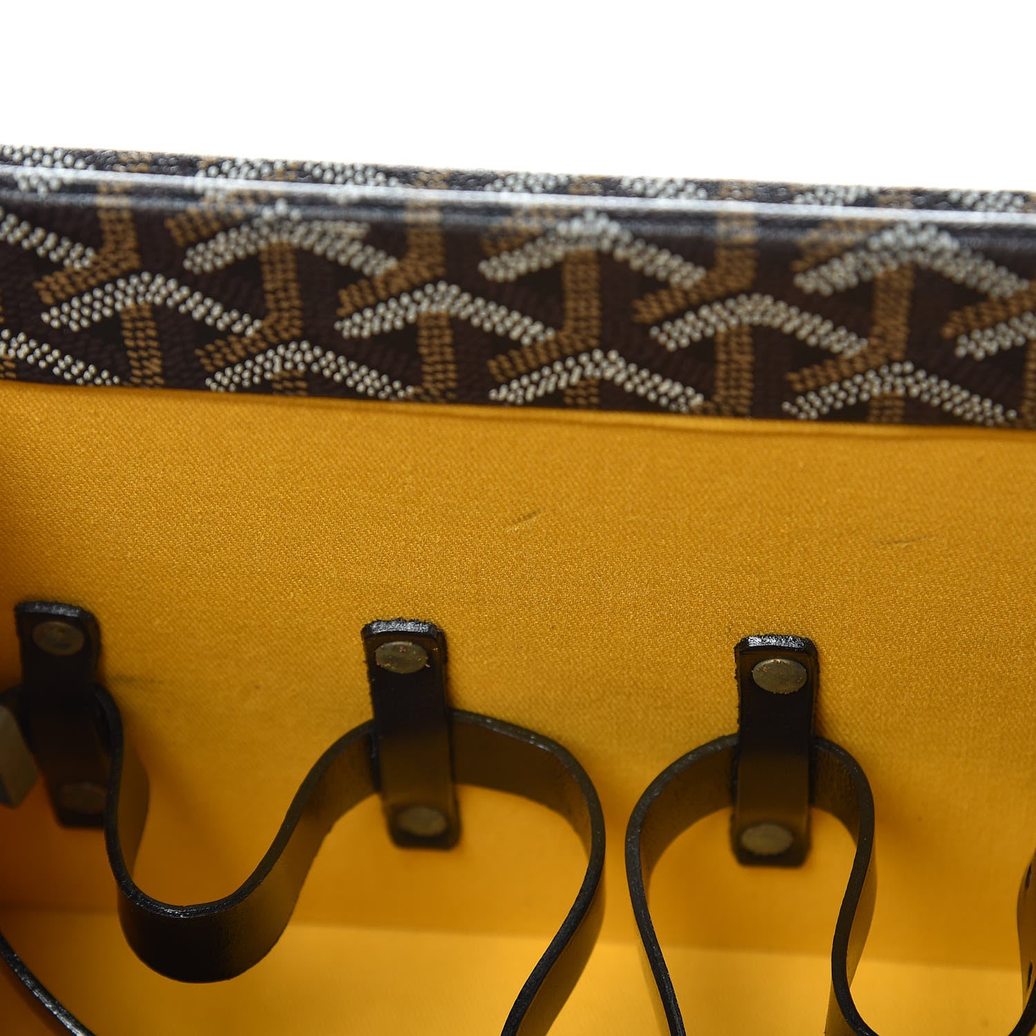 Goyard Goyardine Sardaigne Train Case Black 11 of 13