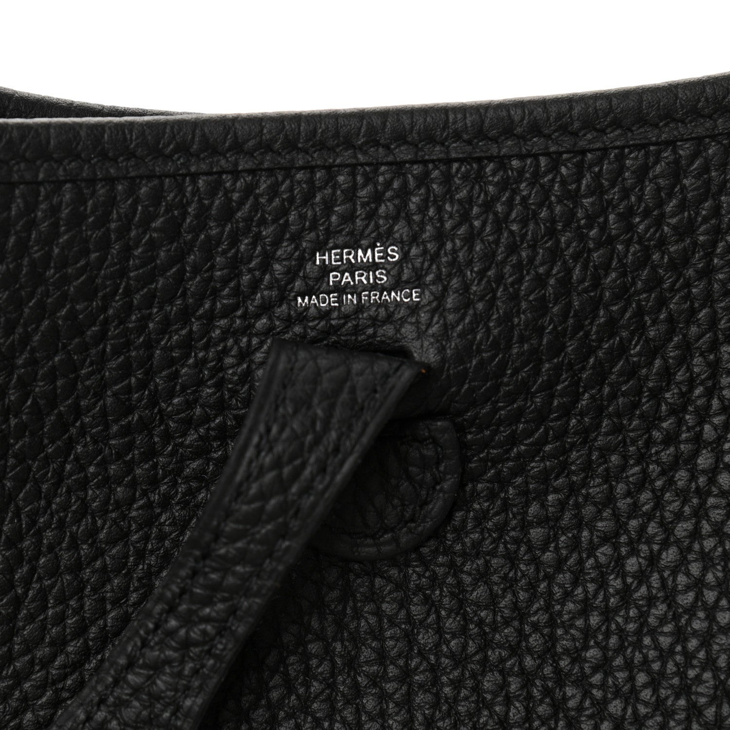 Hermes Taurillon Clemence Evelyne TPM Black 6 of 11
