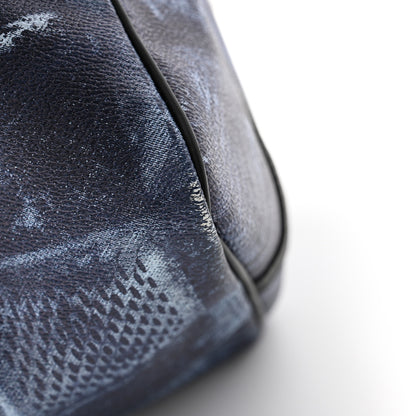 Louis Vuitton Damier Salt Keepall Bandouliere 50 Ocean Blue 10 of 11